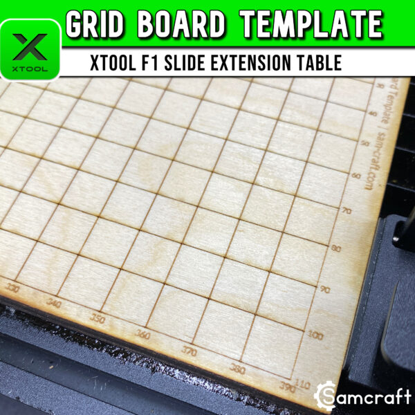 Grid Board Template - xTool F1 Slide Extension - Image 3